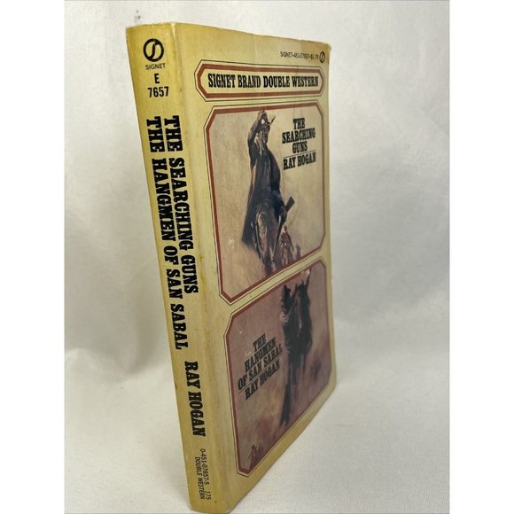 Searching Guns/Hangmen of San Sabel Ray Hogan Vintage Paperback Book 1st Print - Picture 2 of 10